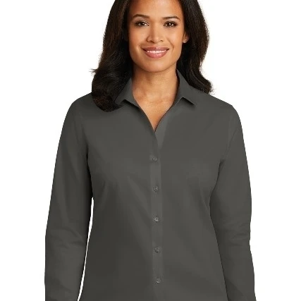 Red House RH79 Ladies Non-Iron Twill Shirt Grey Steel - Extra Large (1)
