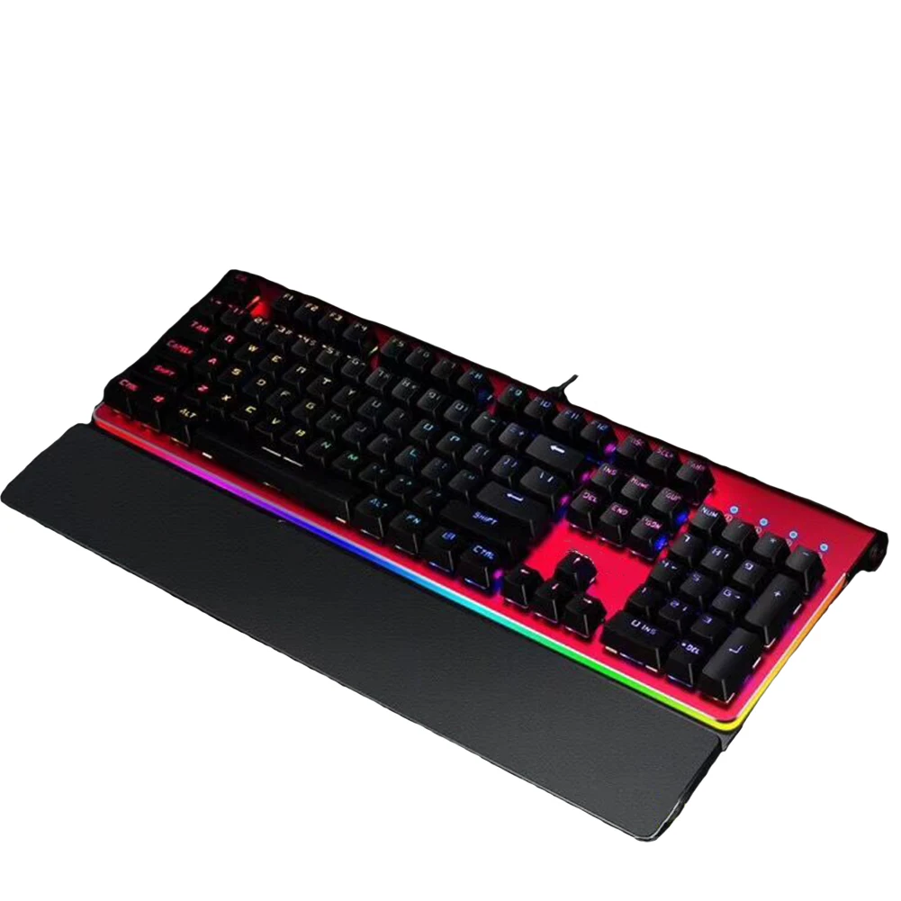 

Keyboard Numeric Gaming Supplies Waterproof LED Backlight Laptops Desktop Tablet USB Metal Technology Ergonomic Mechanical Wired