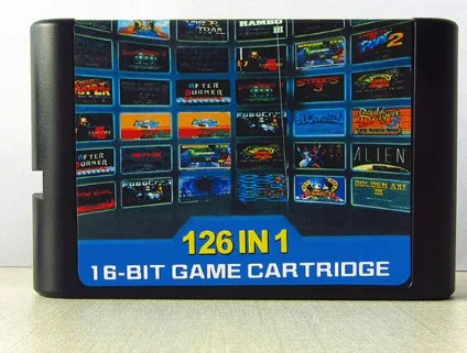 Игровой Картридж 10 шт./лот 112 в 1 /126 16 битная игровая карта для Sega Mega Drive MD Megadrive