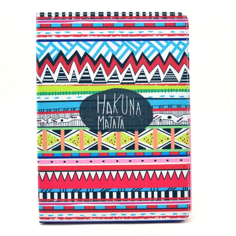 PU Leather Case For iPad Air 2 6 Case Fashion Cartoon Tower Folio Stand Tablet Cover 9.7 Inch Protector Skin For iPad Air 2 New  (63)