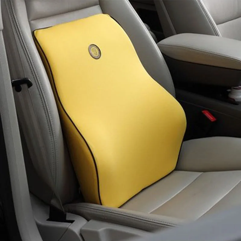 High Quality Luxury Car Headrest Neck Support Pillow Car Lumbar Back Support Pillow Space Memory