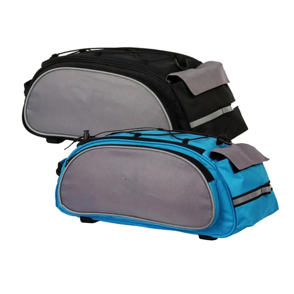 

Outdoor Sports Bicycle Bag Multifunctional 13L Bike Tail Rear Bag Saddle Cycling Bicicleta Basket Rack Trunk Shoulder Handbag
