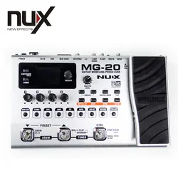 NUX MG-20 гитарный моделирующий процессор Встроенный тюнер мульти Effectors аксессуары для электрогитары