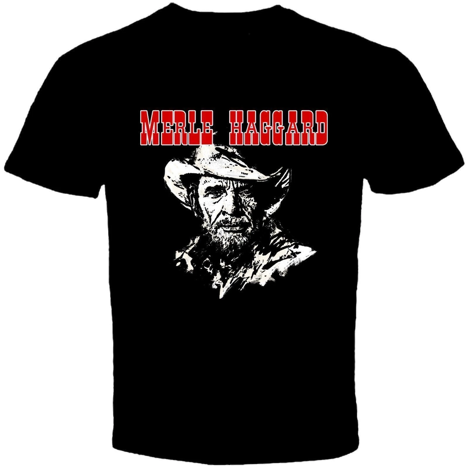 New Merle Haggard Country Music Legend Mens t-shirt Print Casual T Shirt Men Brand top tee Casual Printed Tee New Merle Haggard Country Music Legend Mens t-shirt Print Casual T Shirt Men Brand top tee Casual Printed Tee