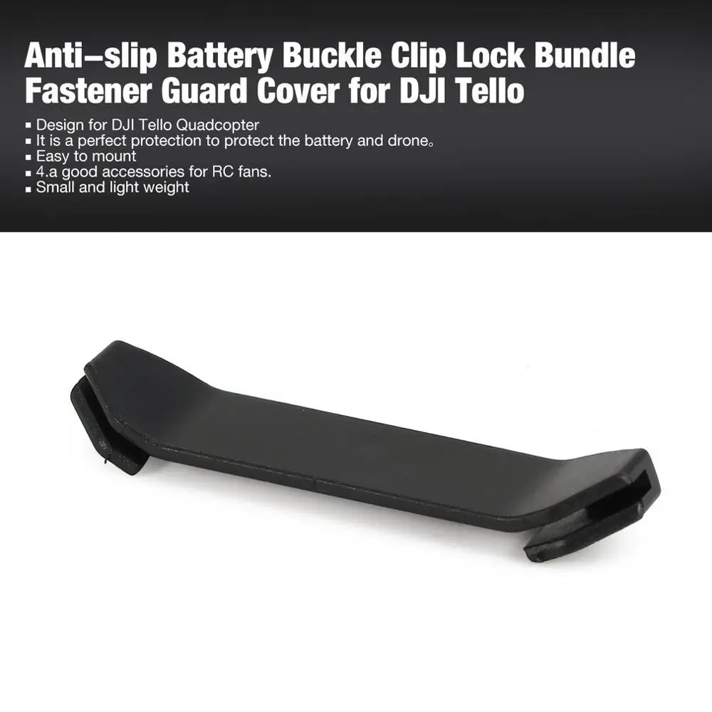 

Anti-slip Battery Buckle Clip Lock Bundle Fastener Fuselage Frame Holder Guard Cover Strap for RC Drone DJI Tello Spare Parts