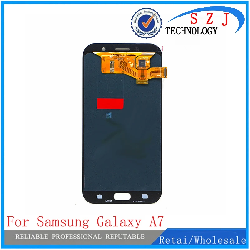 Новый ЖК дисплей для Samsung Galaxy A7 2017 (2017) A720 A720F A720Y A720FL и с сенсорным экраном