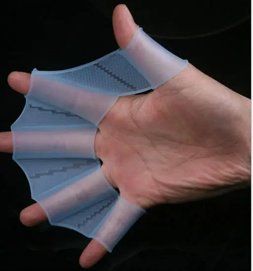 4 шт/партия силиконовые ласты для плавания рук моряка перепончатая ладонь летающие перчатки для рыбалки ласты NL663