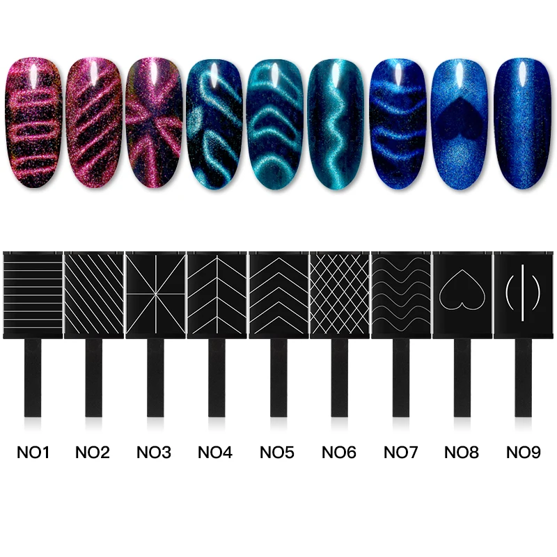 Mtssii, Магическая магнитная доска, ультрафиолетовые глаза кошки, карандаш для УФ-рисования, Гель-лак для ногтей, сильная Магнитная палочка для ногтей, инструмент для маникюра и дизайна ногтей