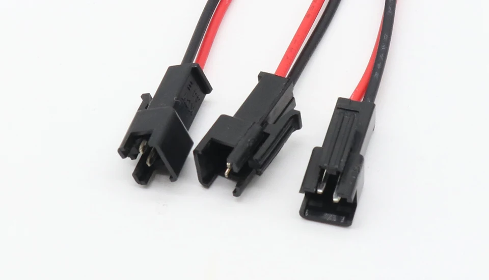 Promotion! 10Pairs 15cm Long JST SM 2Pins Plug Male to Female Wire Connector -