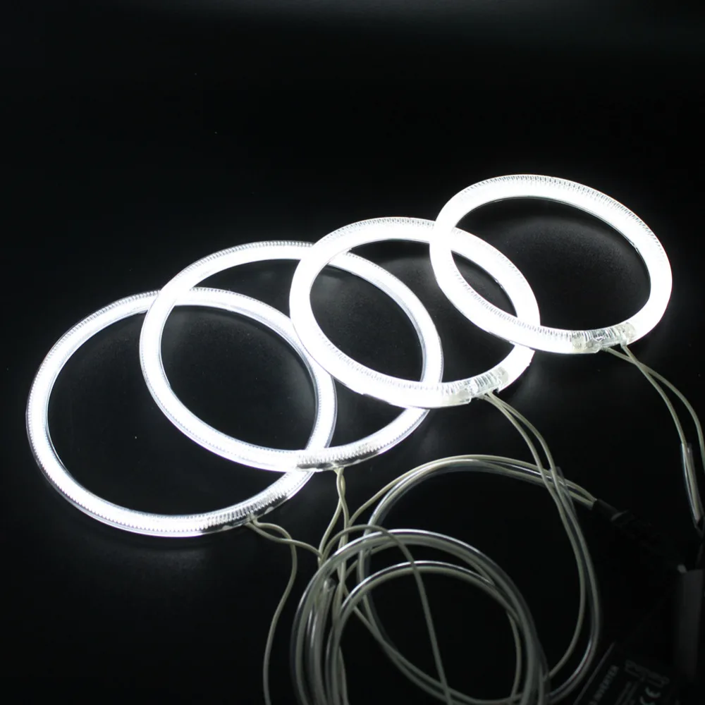 Super Bright Ccfl Angel Eyes Kit for Universal Halo Ring Car Headlight with 4 Rings and 2 Interver | Автомобили и мотоциклы