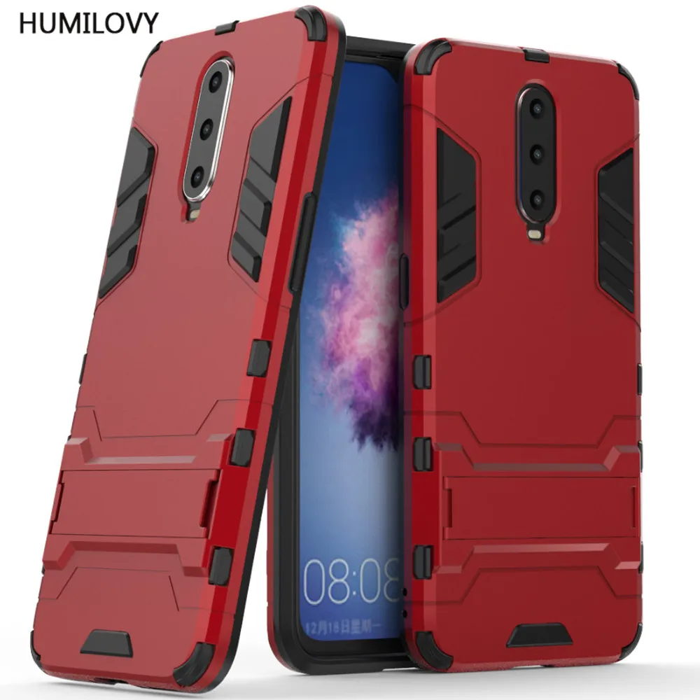 

For OPPO R17 Pro Case R17 Pro Capa TPU & PC Holder Bumper Housings Protective Back Phone Armor Case For OPPO R17 Pro Cover Funda