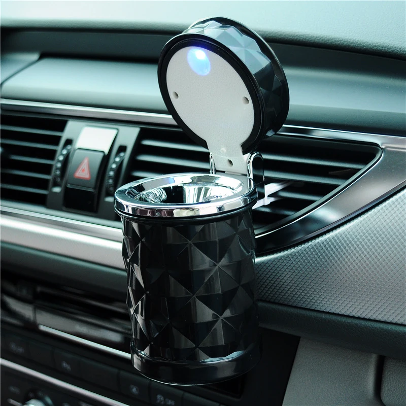 Car Accessories Car Styling Mini Portable LED Light Car Ashtray Universal Cigarette Cylinder Holder Car Ashtray Car Accessories Car Styling Mini Portable LED Light Car Ashtray Universal Cigarette Cylinder Holder Car Ashtray
