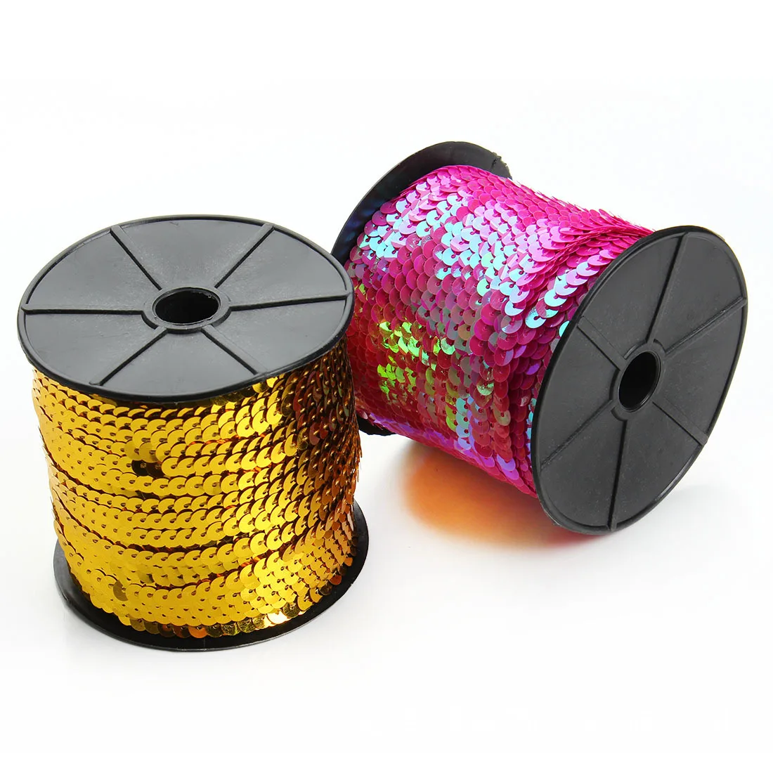 

100 yards diameter 6 mm craftwork piece PVC sequins DIY for cloth making clothing sequins