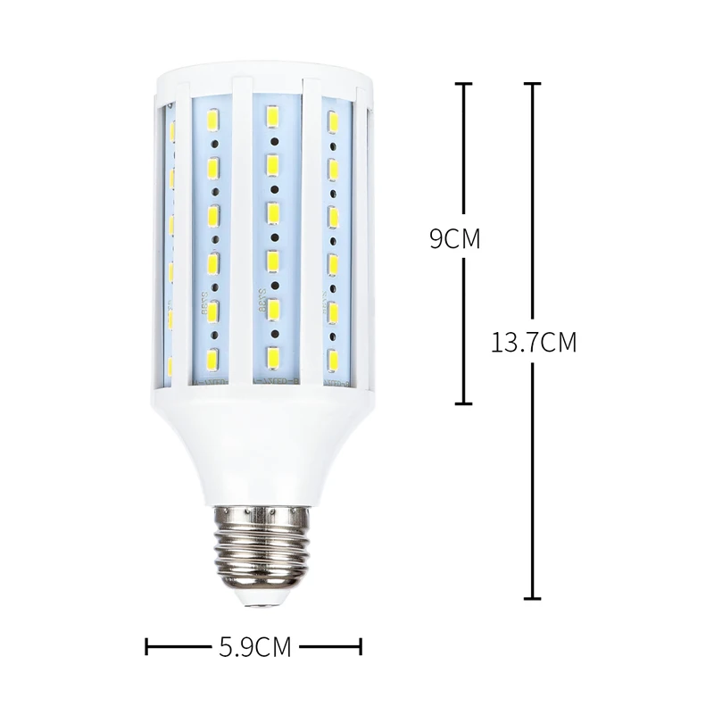 Фотостудия лампа для фотосъемки 5500K 3800K 20W Светодиодный светильник для видео Лампа-Кукуруза Светильник Дневной светильник E27 розетка Высокое качество 16 шт