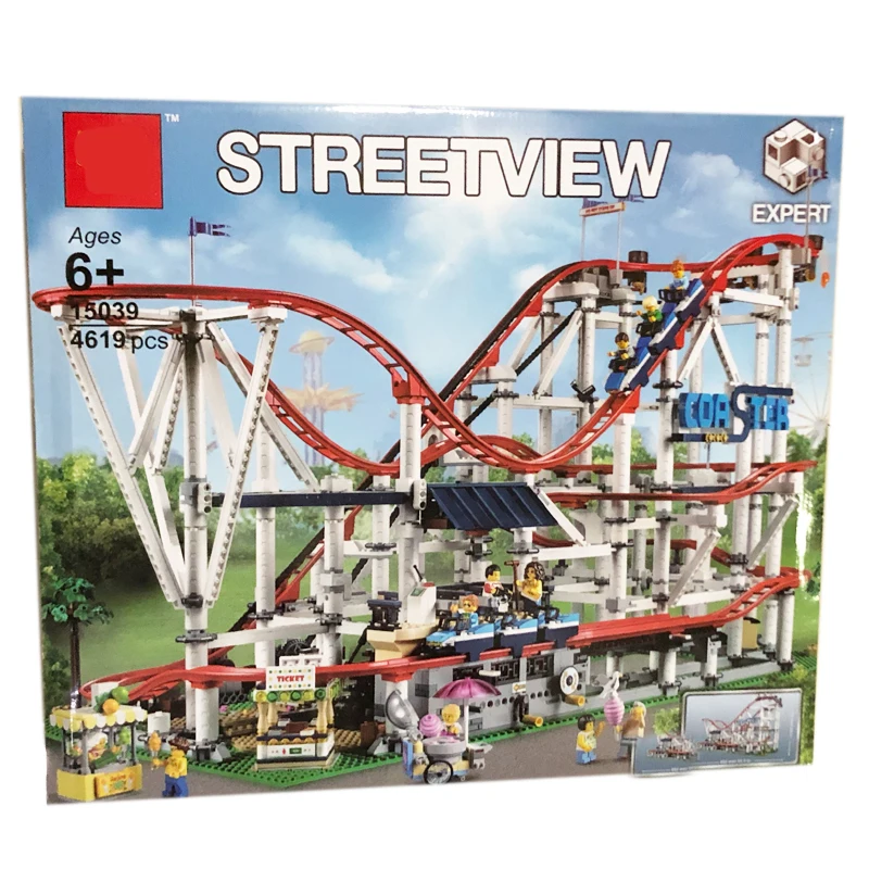 

Roller Coaster 15039 Building Kit StreetView Creator Building Blocks Toys for Children Compatible with 10261