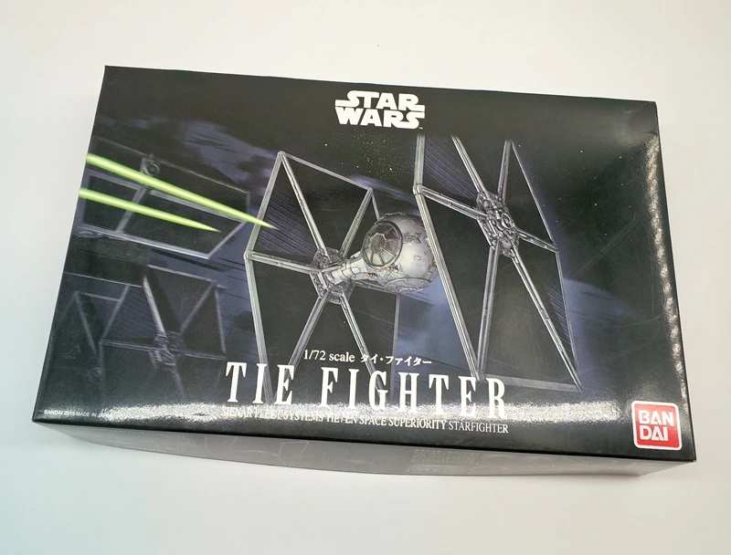 Оригинальная Bandai 94870 Сборная модель Звездные войны 1/72 Tie Fighter Advanced titanium Fighte ПВХ фигурка модель куклы игрушки Фигурки