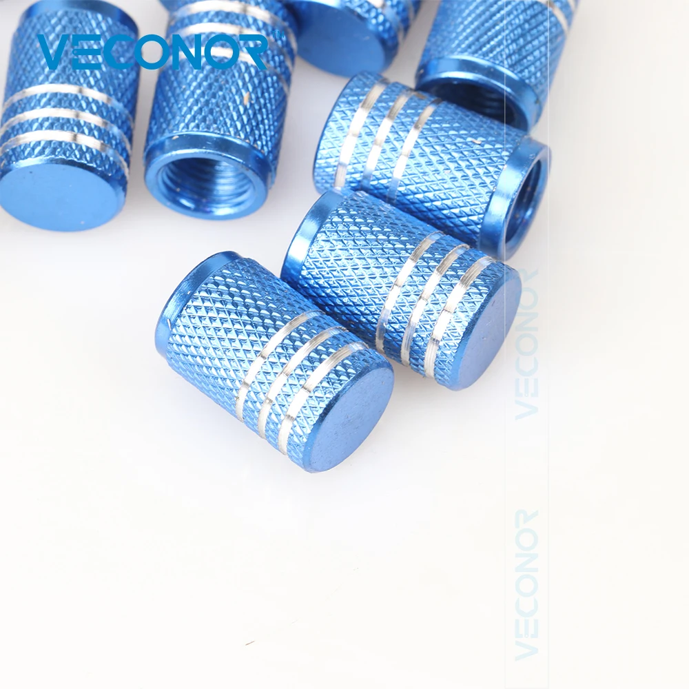 VECONOR 24 шт. в упаковке алюминиевые колпачки для клапанов для шин автомобиль мотоцикл велосипед автомобильные аксессуары колесные клапаны защита от стволов