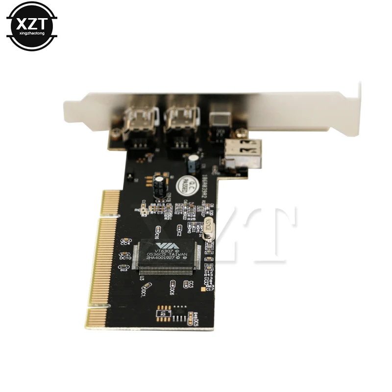 3 порта Firewire IEEE 4/6 Pin PCI 1394 DV адаптер контроллер Карта видеозахвата для DV DC HDD MP3 PDA высокое качество с CD