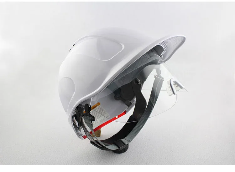 Safety Helmet With Transparent PC glasses Hard Hat ABS Construction Protective Helmets Work Cap Engineering Power Rescue Helmet (7)