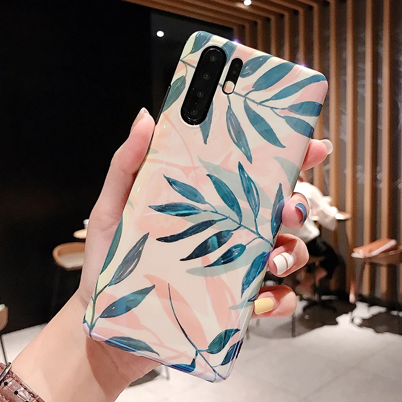 Синий светильник чехол s для huawei P20 P30Lite Коврики 20 30 Pro 20X глянцевые листы Крышка для huawei 20Pro 20i V20 Nova 3 3i 4 5Pro 5i чехол