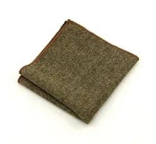 Lenço de lã de luxo para homens praça bolso lenço toalha lenço acessórios terno dos homens qualidade personalizado lenços
