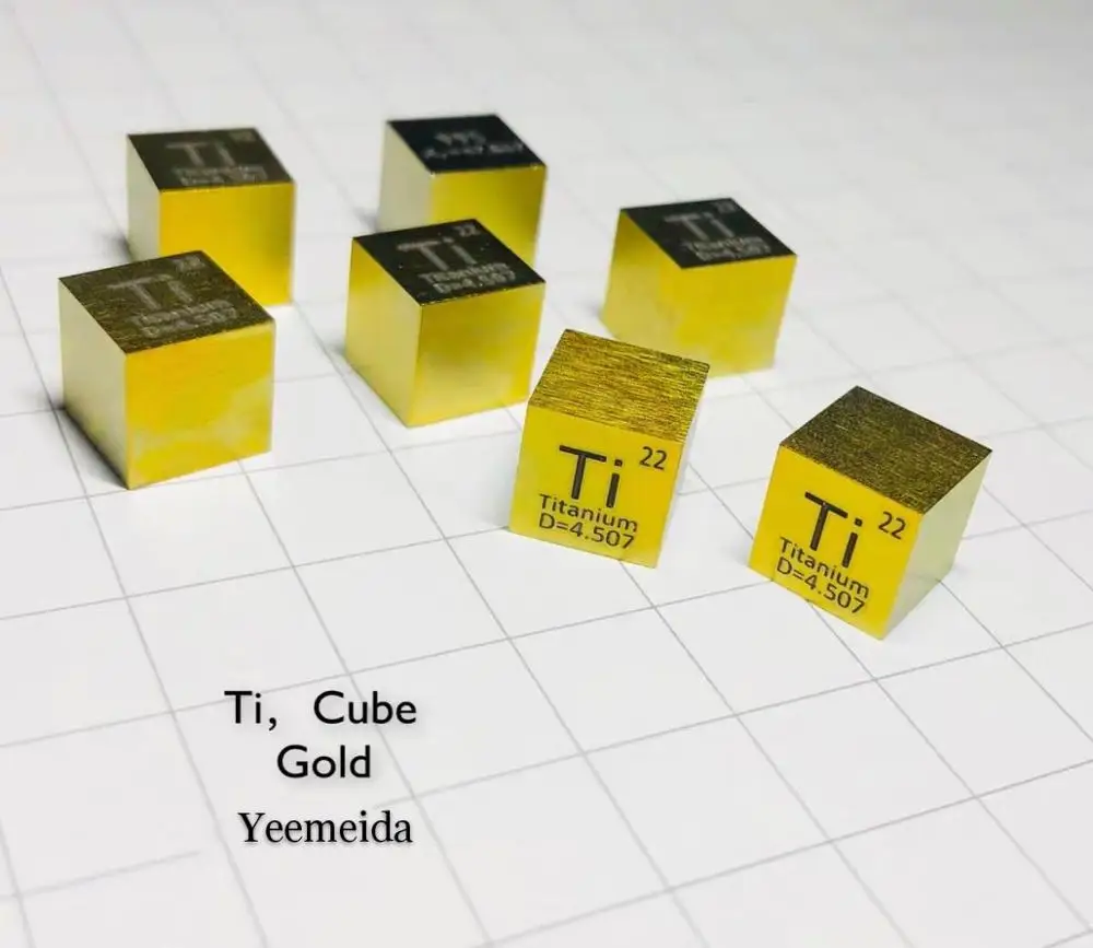 

High Purity 99.5% Pure Titanium Ti 10mm Cube
