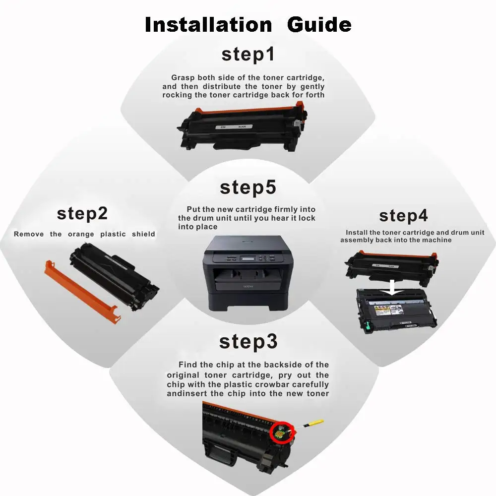 Brother DCP-L2530DW Toner Cartridges 