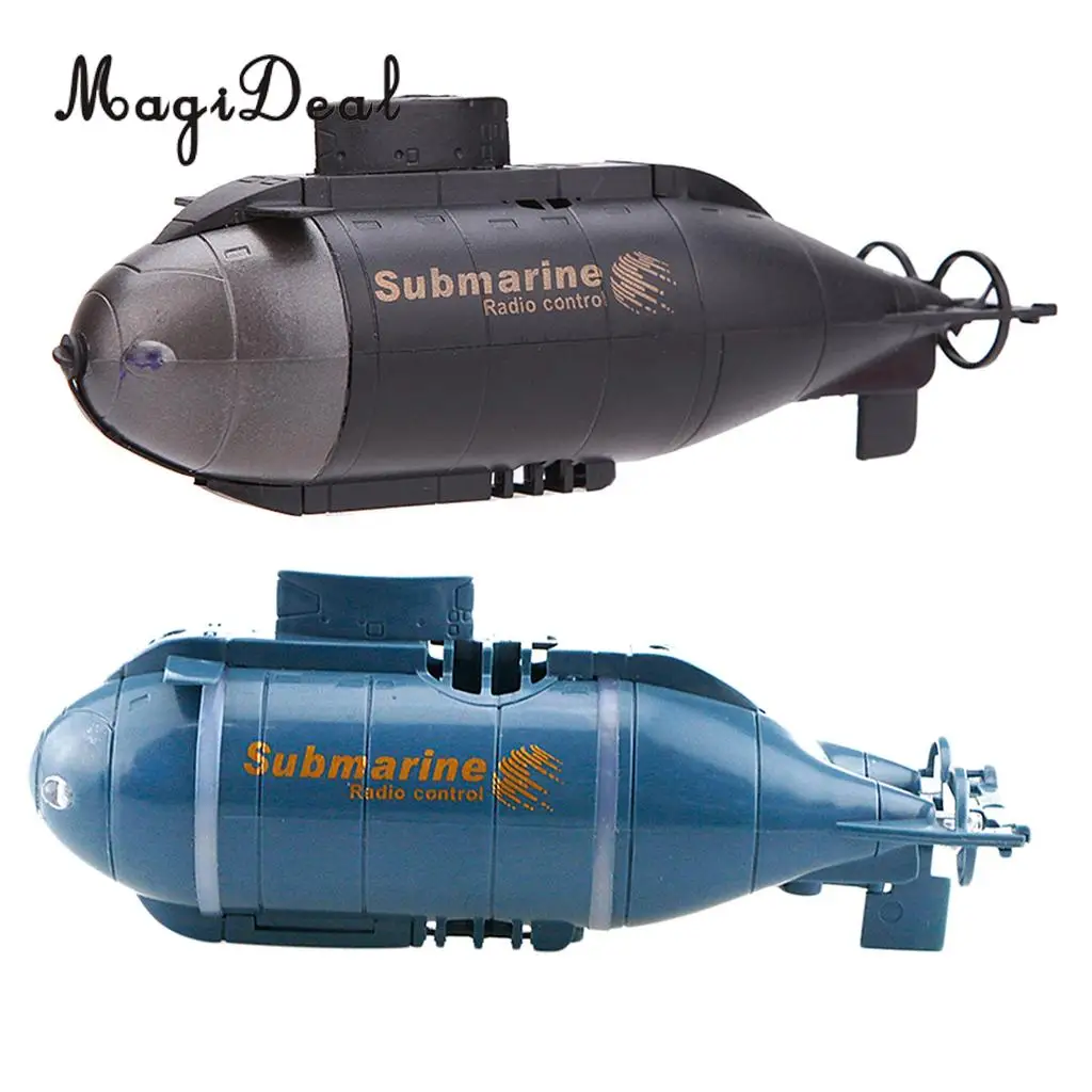 

2pcs Mini Remote Control Electric Submarine Race Diving Boat Model Ship Pigboat Electronic Vehicles Sub Toy Kids Water Pools Fun