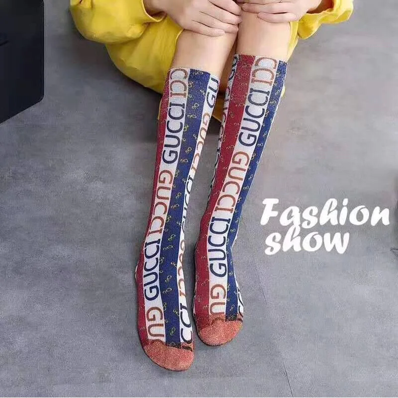 

Trendy women's stockings Street fashion trendsetter Gold and Silver 360-degree 3D color skateboard stockings and stockings