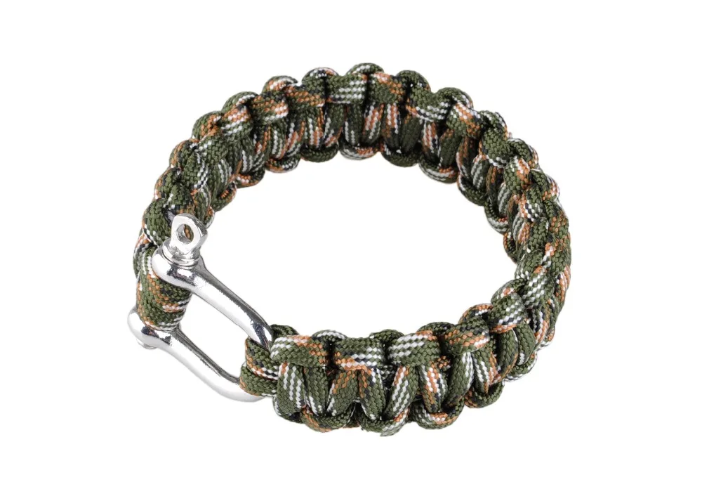 

Acecare strapping equipment many colors can choose (U type buckle) safety rope survival bracelet Drop Shipping