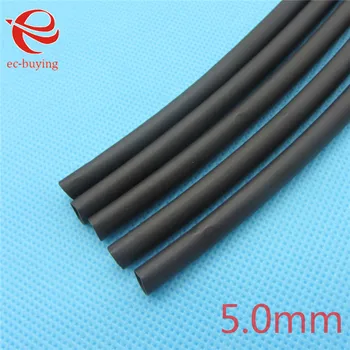 

1m Heat Shrink Tubing Insulation Sleeving Heatshrink Tubing 125 Celsius Black Tube Wire Wrap Cable Kit Inner Diameter 5mm