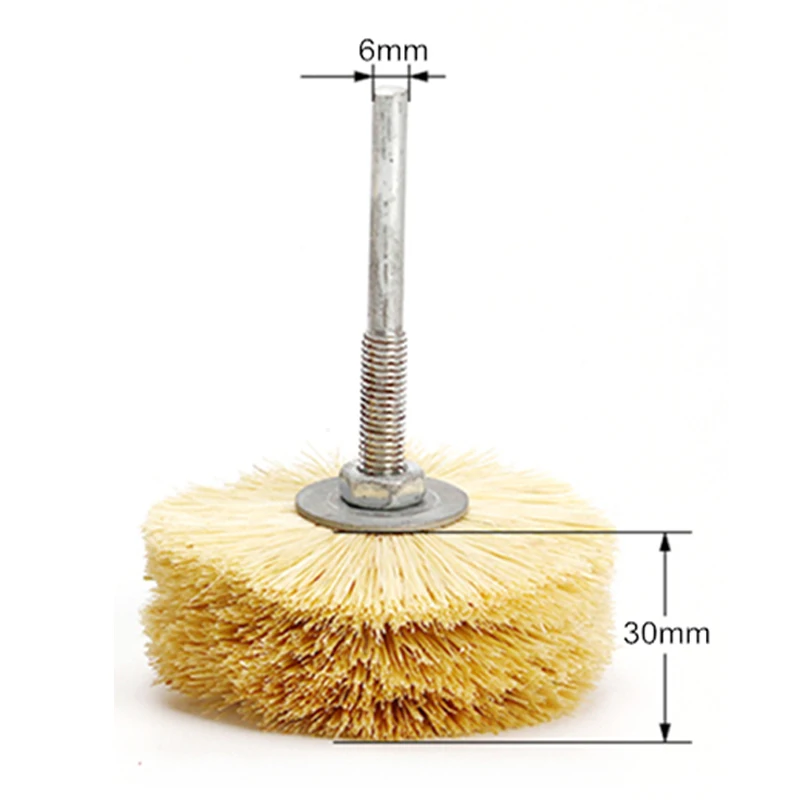 YEODA 1 шт. 80*6 мм полировальные колеса сизаль Проволока Колесо абразивная щетка для резьбы по дереву ювелирные изделия Полировальные скамьи шлифовальные станки инструменты