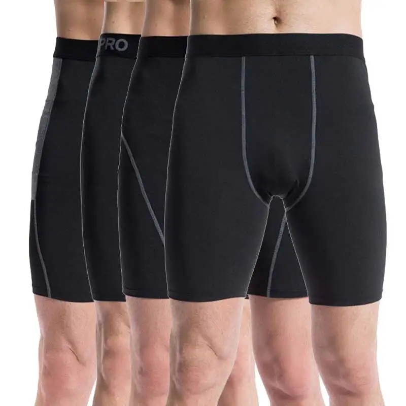 Сжатия Шорты Новый Эластичный Мужчины Колен Tight Дышащий Homme|shorts homme|shorts men knee