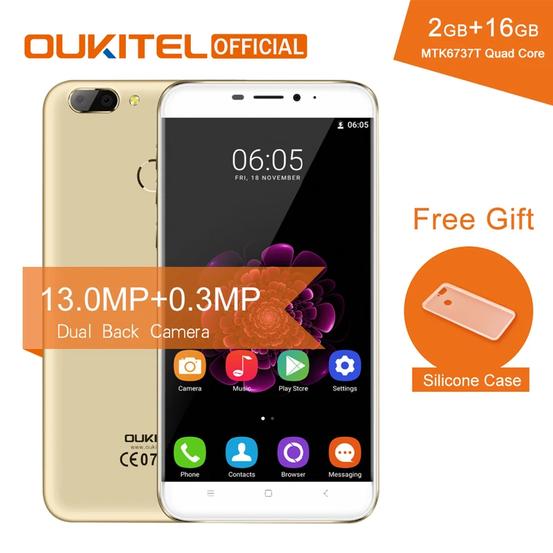 Цена за Oukitel u20 плюс 5.5 "смартфон 2 Г RAM + 16 Г ROM Отпечатков Пальцев MTK6737T Quad Core Двойная Камера 13MP 3300 мАч Android 6.0 Мобильный телефон Цена за Oukitel u20 плюс 5.5 "смартфон 2 Г RAM + 16 Г ROM Отпечатков Пальцев MTK6737T Quad Core Двойная Камера 13MP 3300 мАч Android 6.0 Мобильный телефон