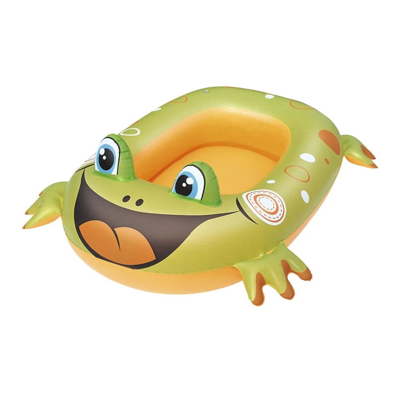 Надувная Детская рыба/лягушка лодка бассейн поплавок для плавания игрушки для забавных поплавок для бассейна кататься на плот Boia Piscina - Цвет: Frog