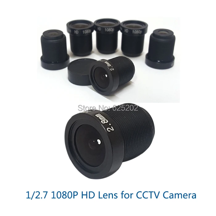 M12 2 8 мм HD объектив 1/2.7 2.0MP для системы видеонаблюдения шт.|lens diy|m12 lens holderlens bracket |
