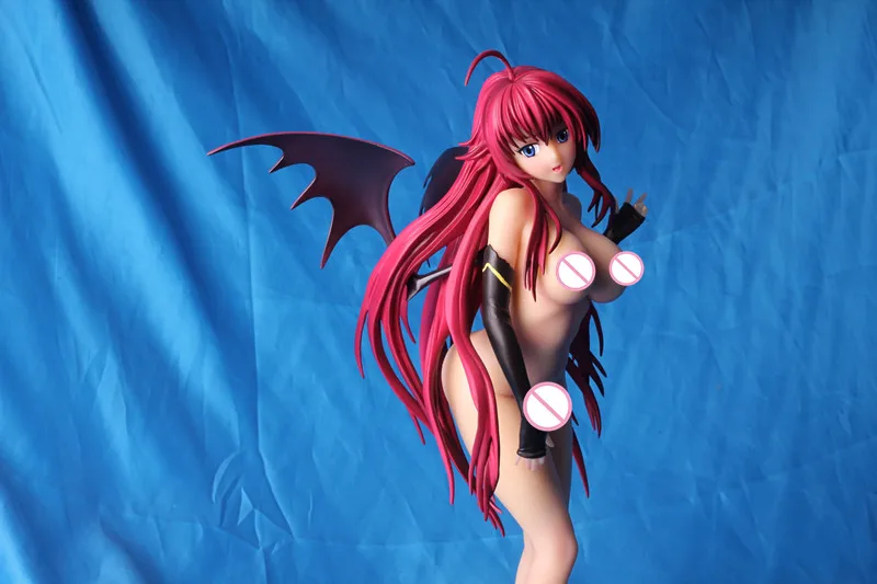 Японское аниме фигурки сексуальные игрушки для взрослых голые и обнаженные куклы средней школы DxD Сексуальная Rias Gremory смола фигурка девушки
