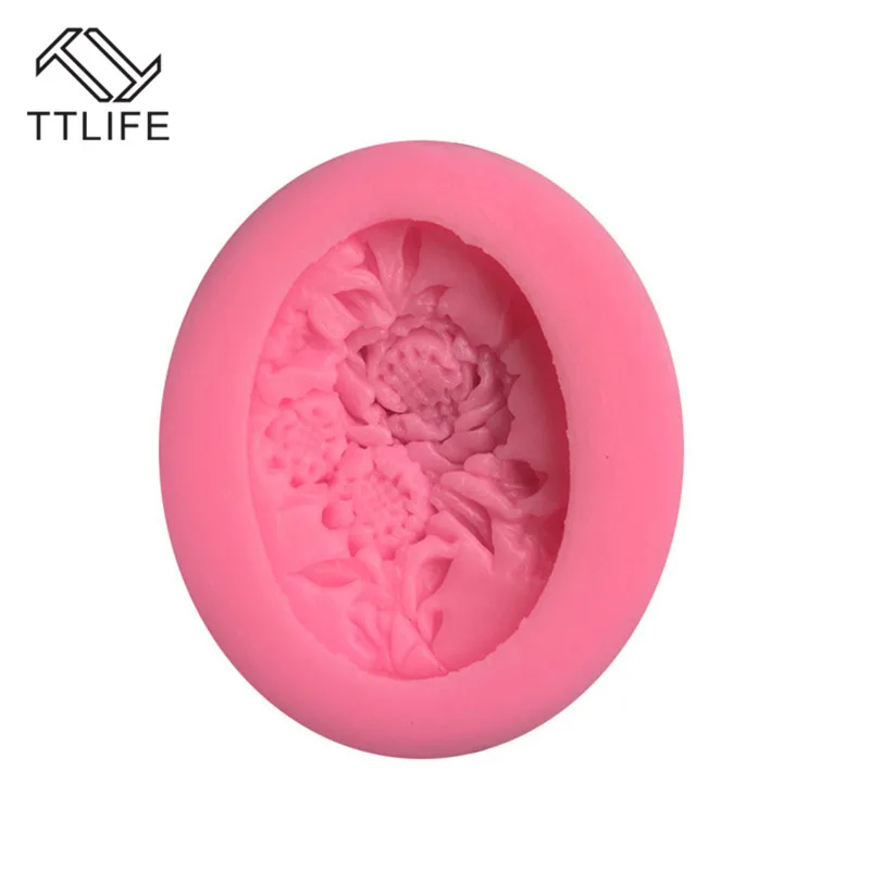 

TTLIFE 3D Flower Silicone Molds Fondant Craft Cake Candy Chocolate Sugarcraft Ice Pastry Baking Tool Mould Cake Ornament Molds