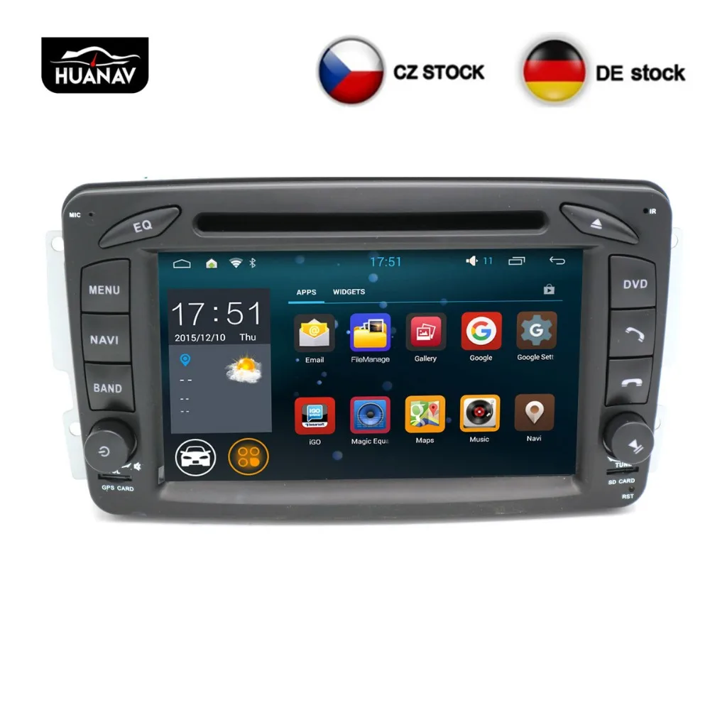 Top Android 8.0 Car GPS Navigation DVD Player For Benz W163 W209 2002-2005 W203 G-W463 Viano radio player multimedia Stereo recorder 0