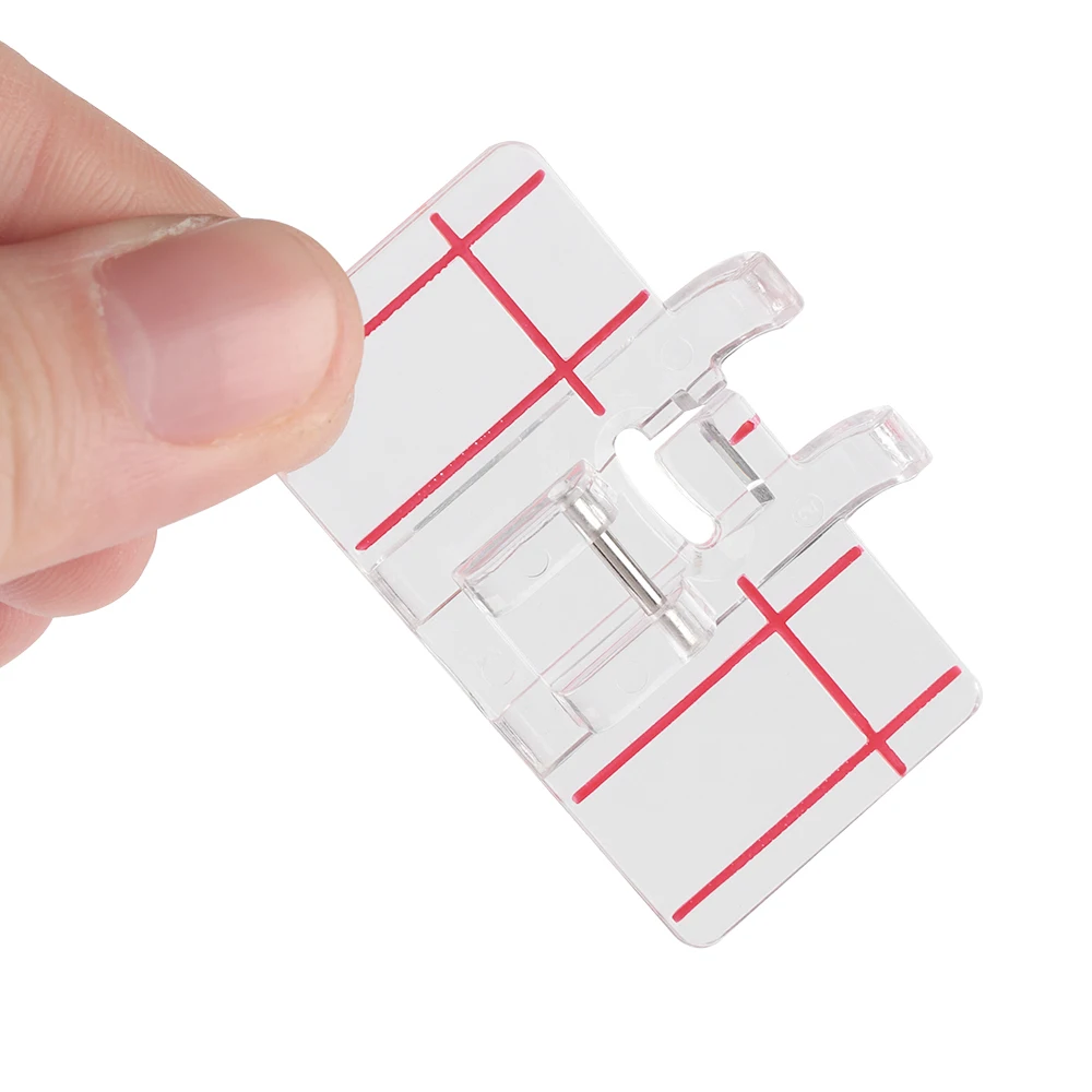 

Clear Plastic Parallel Stitch Foot Presser Domestic Electric Sewing Machine Sewing Tool Sewing Machine Feet