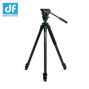 

Benro A2573FS4 Alloy Aluminum S4 Video Fluid Head+ AL Flip Lock Legs Tripod Kit Professional Camera Tripods+Carry Bag