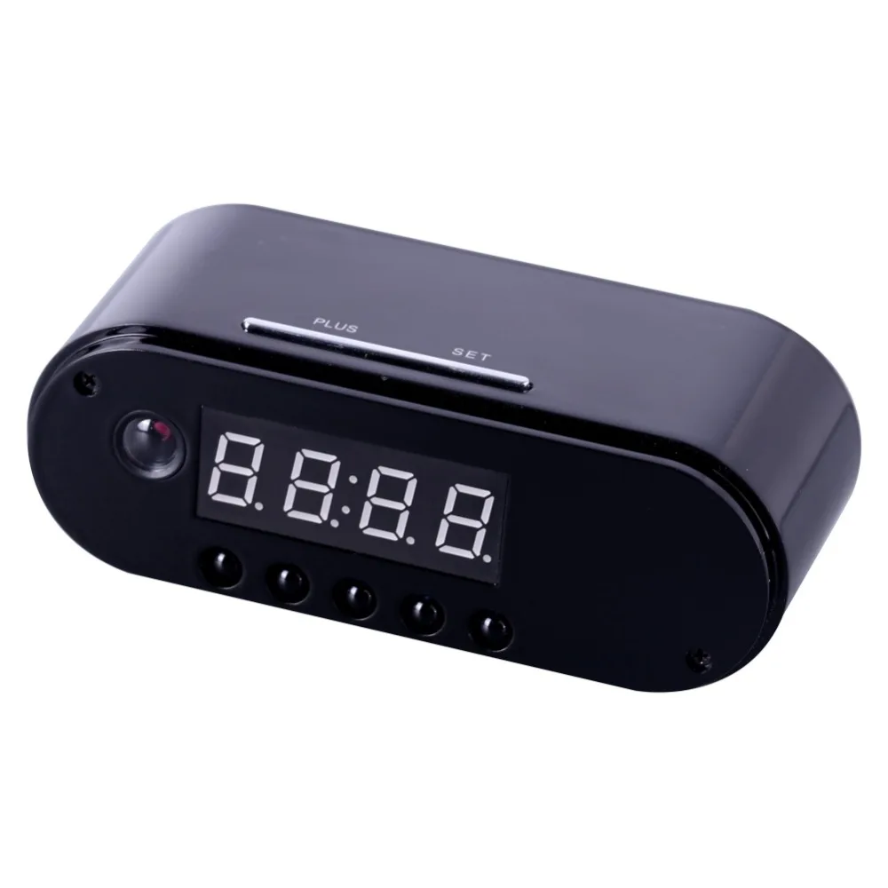 

720P H.264 Table Clock Camera Alarm Setting Mini Camera IR Night Vision Wifi Cam IP Clock Camera Mini DV DVR Camcorder
