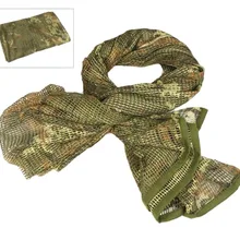 VILEAD Военная камуфляжная тактическая сетка дышащий Шарф снайперская Вуаль шарфы для лица камуфляж страйкбол Охота Велоспорт шейный платок
