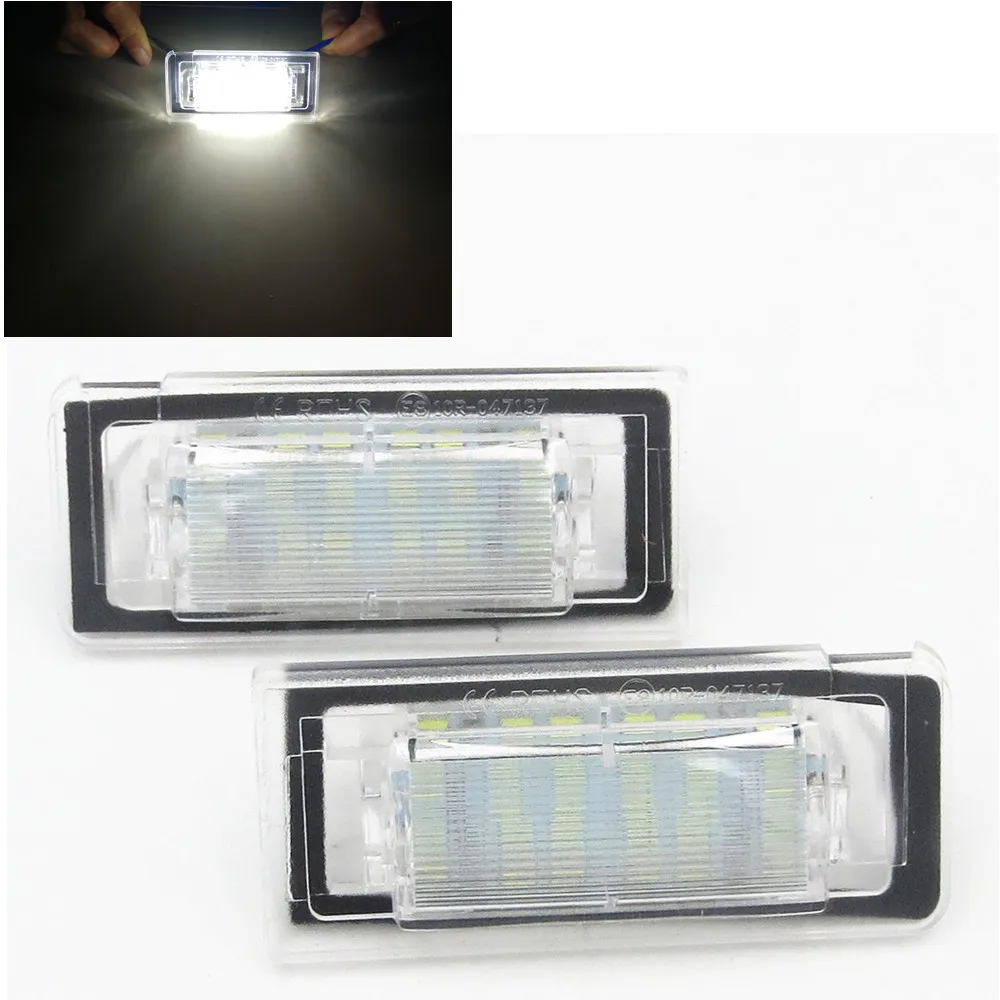 audi tt license plate light