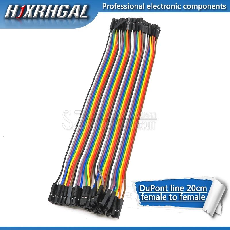 Dupont line 120 шт. 20 см разъем штырь гнездо и перемычка кабель для Arduino Комплект сделай