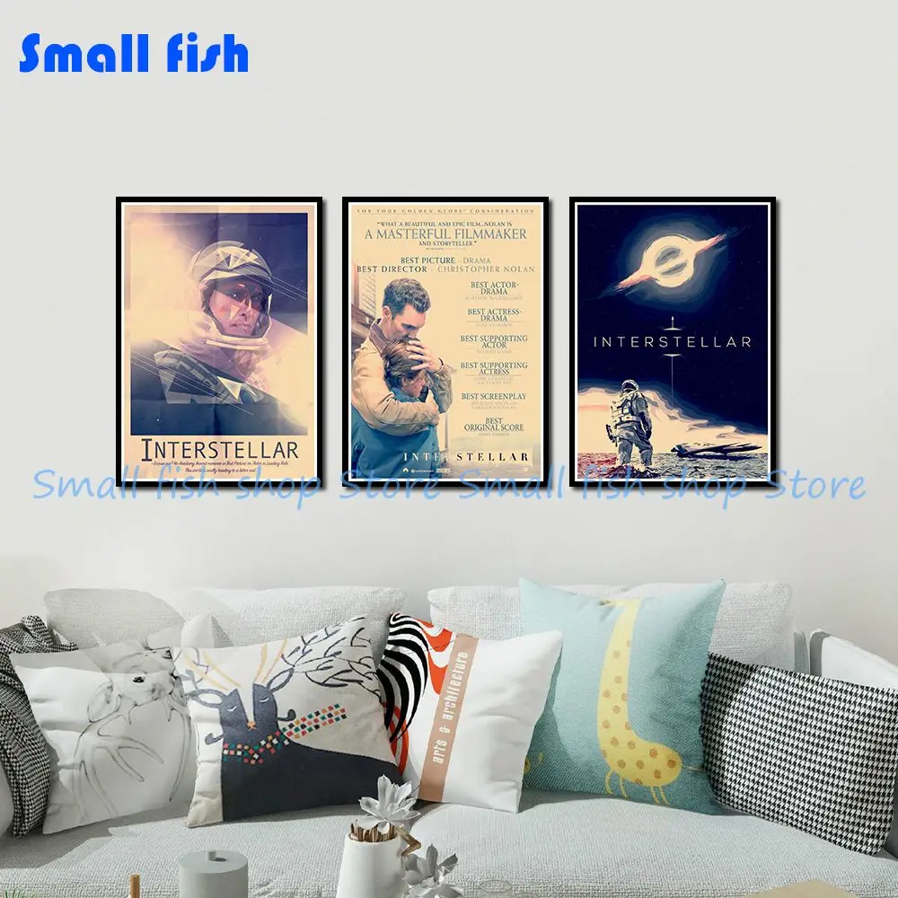 

Interstellar C Vintage Retro Decorative Frame Poster Wall Posters Home Decor Gift 42*30 cm