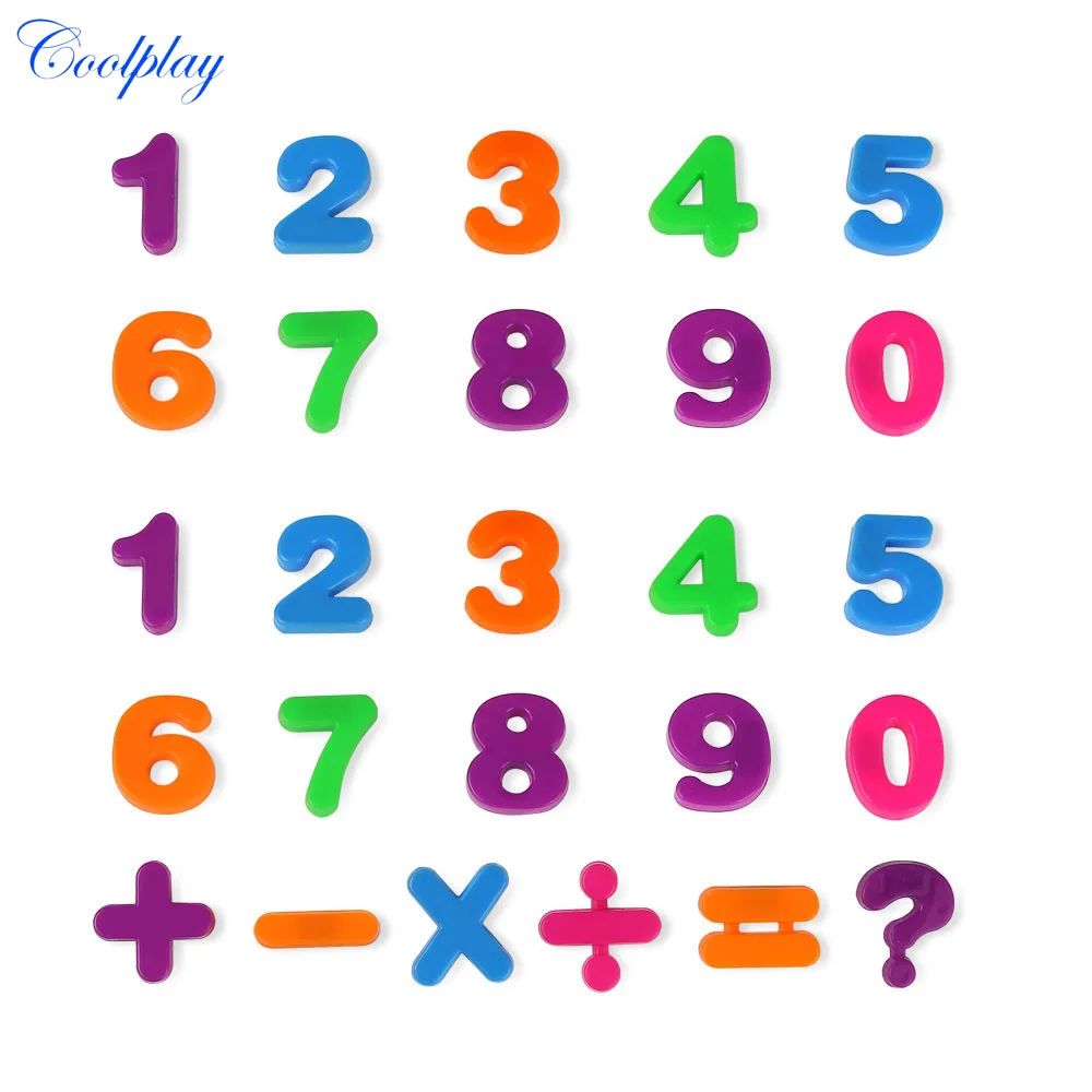 

Baby Toy 26pcs/set Magnet Numbers Puzzle Digital Operation Educational Gift For Kids Developmental Toy Fridge Stickers )