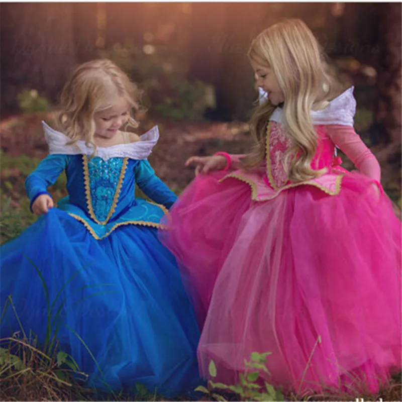 

Girls Princess Role Play Costumes Baby Kids Costume carnevale bimba For Girls fantasia infantil para menina Dress up for 4-10T