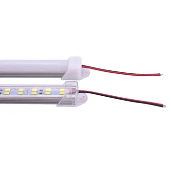 

0.5 Meter LED Bar Light Profile DC 12 Volt SMD5730 Double Row Rigid Strip Lamp 19.68inch Warm white Cold white Hard Article 2PCS
