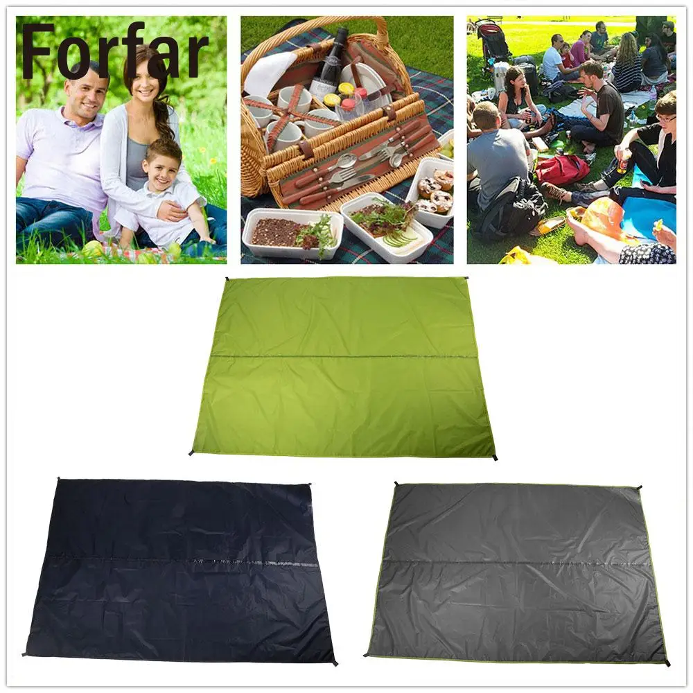 Forfar 200 140 Centímetros 3 Cores Praia Capa Única Camada Tenda Pano Parasol Prático Resistente à Prova d' Água Sombra Viagem Piquenique Camping 4 Barraca de sol